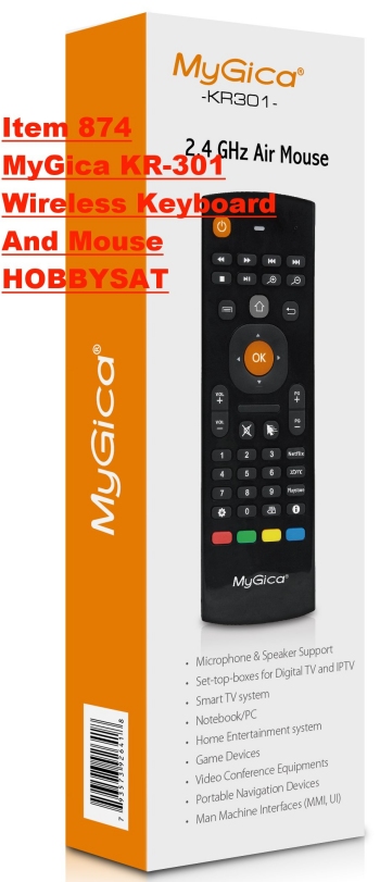 Box - MyGica KR-301 wireless remote-keyboard Facebook air mouse Box - MyGica KR-301 wireless remote-keyboard Facebook air mouse